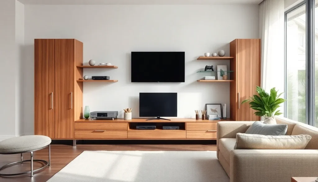 entertainment wall units for living room